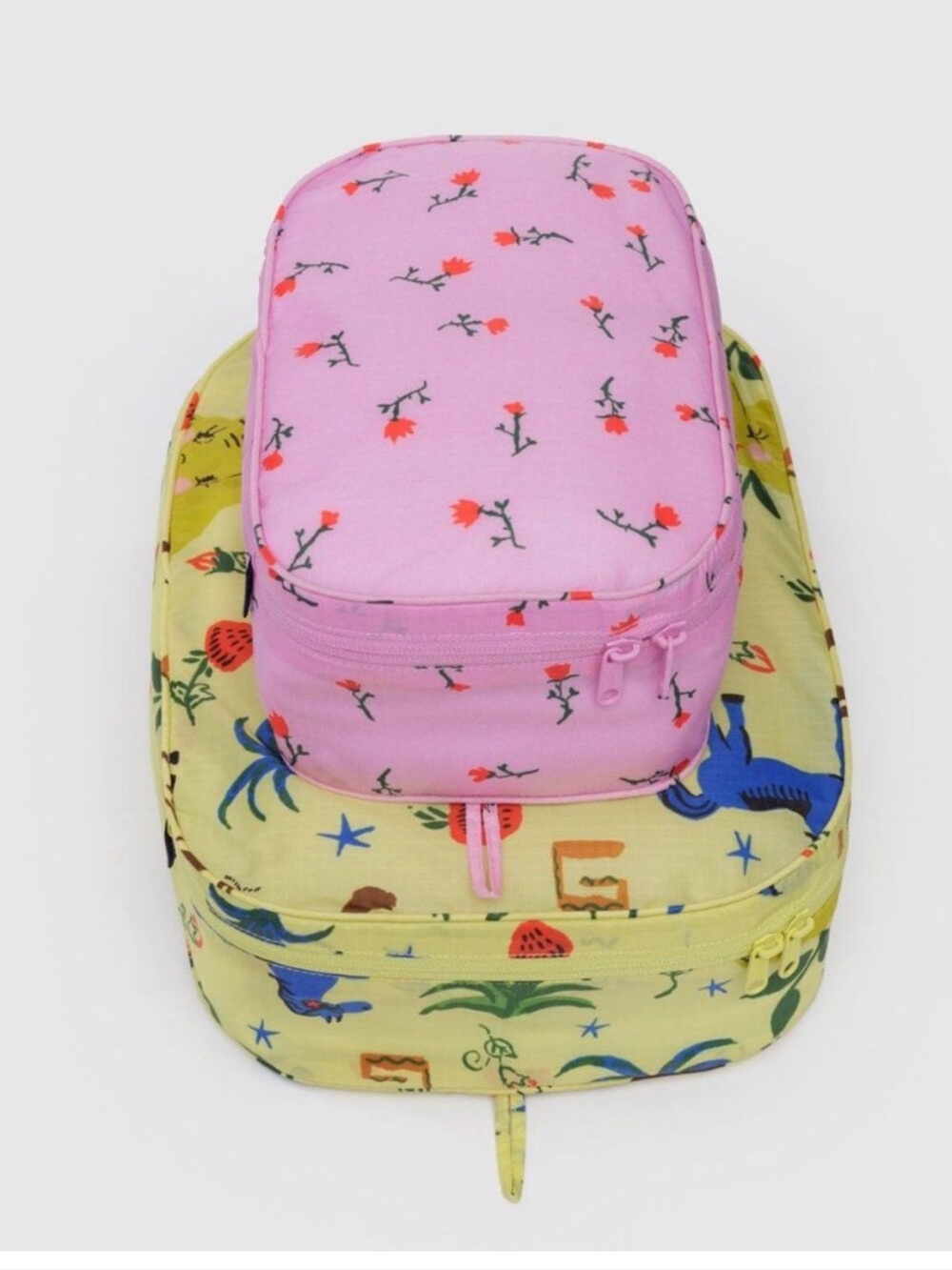 NWT- Baggu Packing Cubes - Painted Prairie
